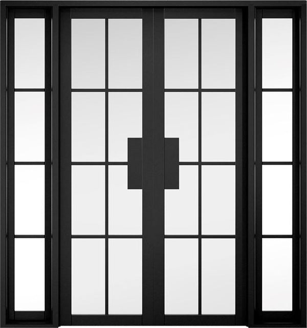 Black Malvern W6 Pre-Finished Internal Door