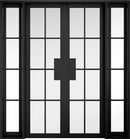 Black Malvern W6 Room Divider Room Divider LPD Doors 