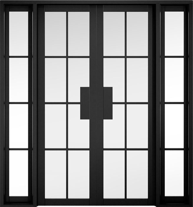 Black Malvern W6 Room Divider