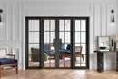 Black Malvern W8 Room Divider Room Divider LPD Doors 