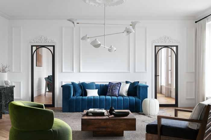 Black Melrose Clear Glazed Pre-Finished Internal Door Internal Door LPD Doors 