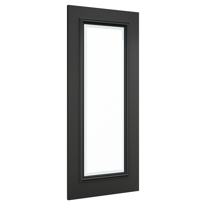 Blenheim Black Prefinished Bevelled Glaze FSC Internal Door