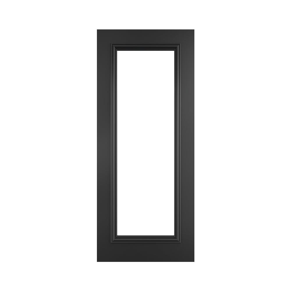 Blenheim Black Prefinished Bevelled Glaze FSC Internal Door Internal Door Deanta 