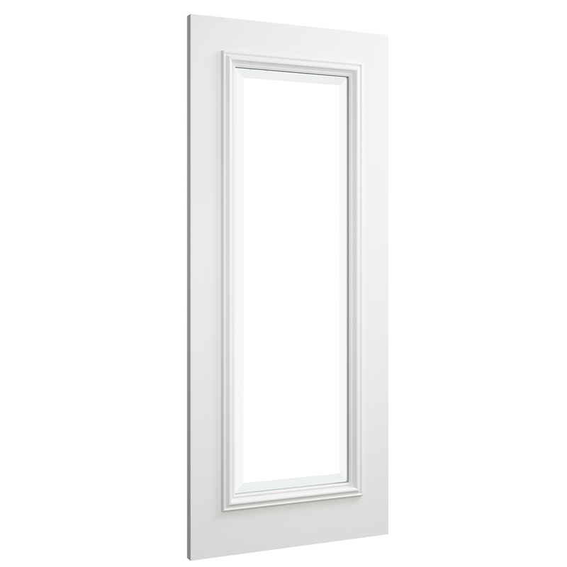 Blenheim White Primed Bevelled Glaze FSC Internal Door