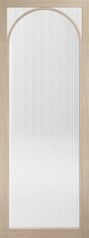 Blonde Oak Melrose Reeded Glazed Pre-Finished Internal Door Internal Door LPD Doors 