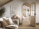Blonde Oak Mexicano Arched Glazed Pre-Finished Internal Door Internal Door LPD Doors 