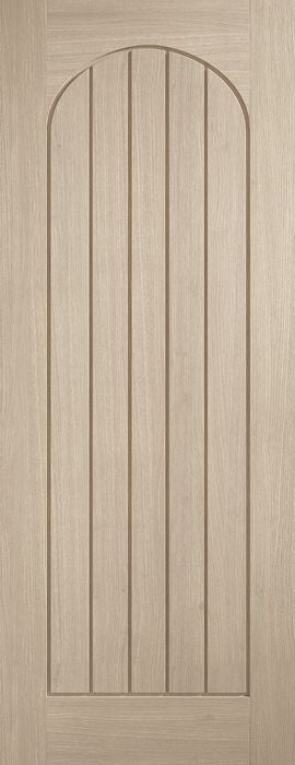 Blonde Oak Mexicano Arched Square Top Pre-Finished Internal Door Internal Door LPD Doors 