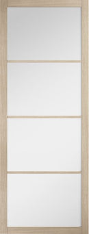 Blonde Oak Soho Glazed Pre-Finished Internal Door Internal Door LPD Doors 