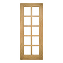 Bristol Unfinished Oak Bevelled Glazed Internal Door Internal Door Deanta 