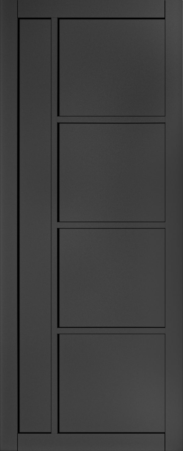 Brixton Black Primed Internal Door Internal Door Deanta 