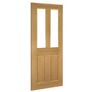 Bury Prefinished Oak Glazed FD30 Internal Fire Door Internal Door Deanta 