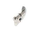 AGB Euro Profile 5 Pin Cylinder Key to Turn 30-30mm (60mm) in Polished Chrome Cylinder Atlantic 