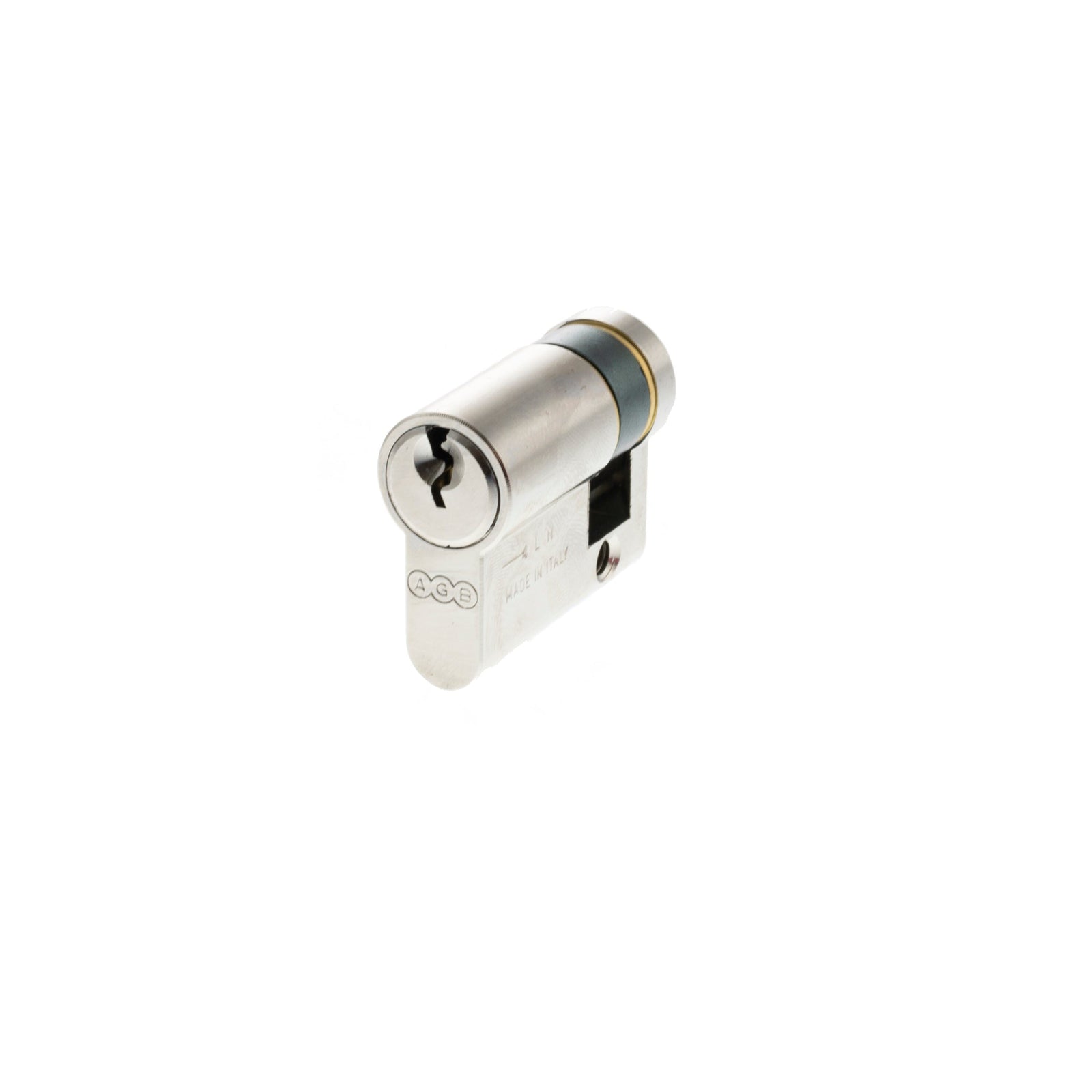 AGB Euro Profile 5 Pin Single Cylinder 30-10mm (40mm) in Polished Chrome Cylinder Atlantic 