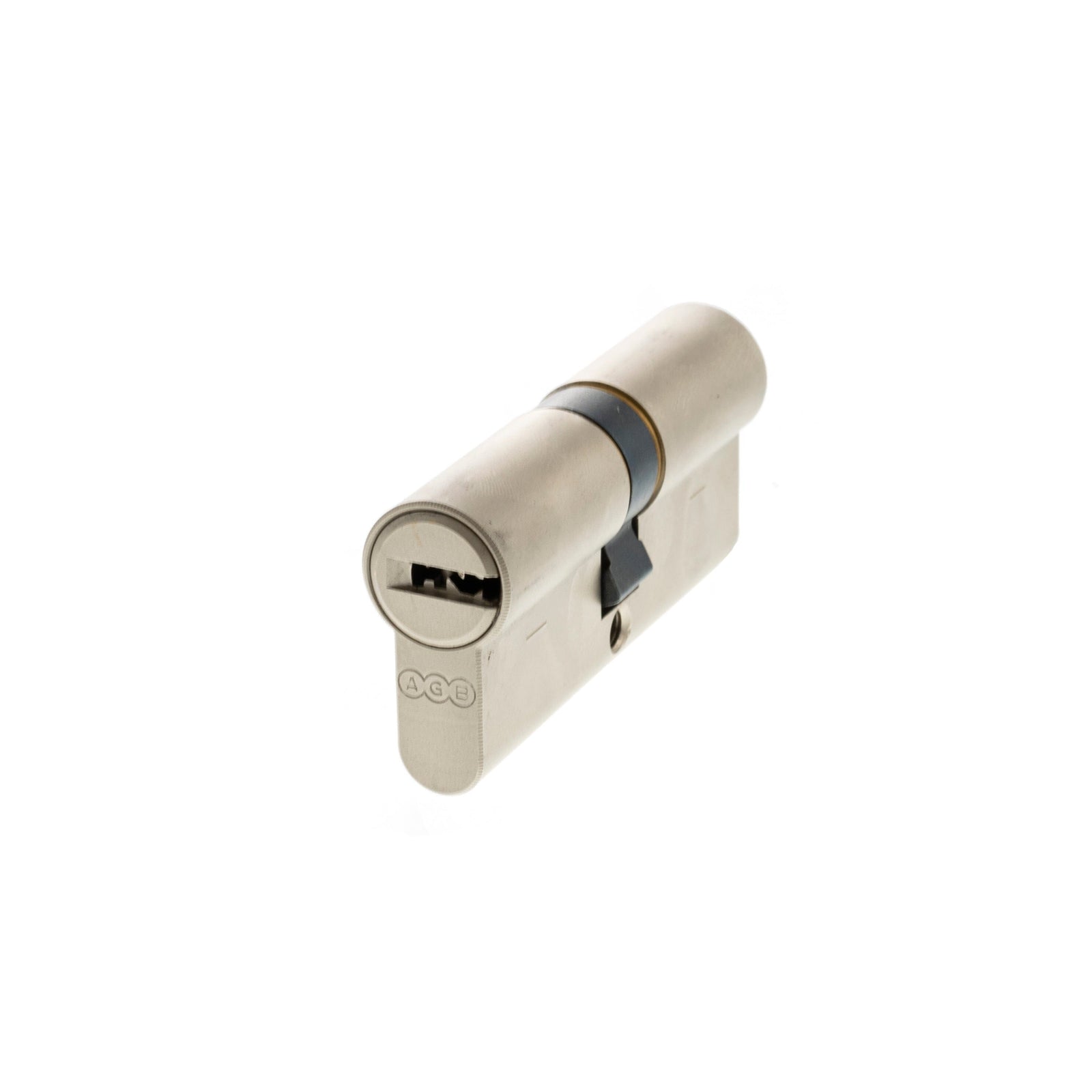 AGB Euro Profile 15 Pin Double Cylinder 35-35mm (70mm) in Satin Nickel Cylinder Atlantic 