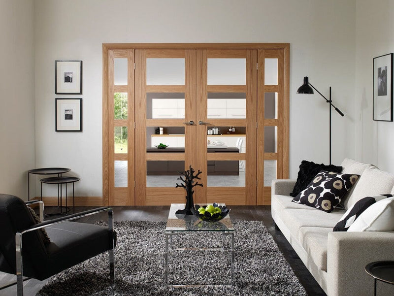 Oak Easi Frame Internal Door System (Excludes Doors) Room Divider XL Joinery 