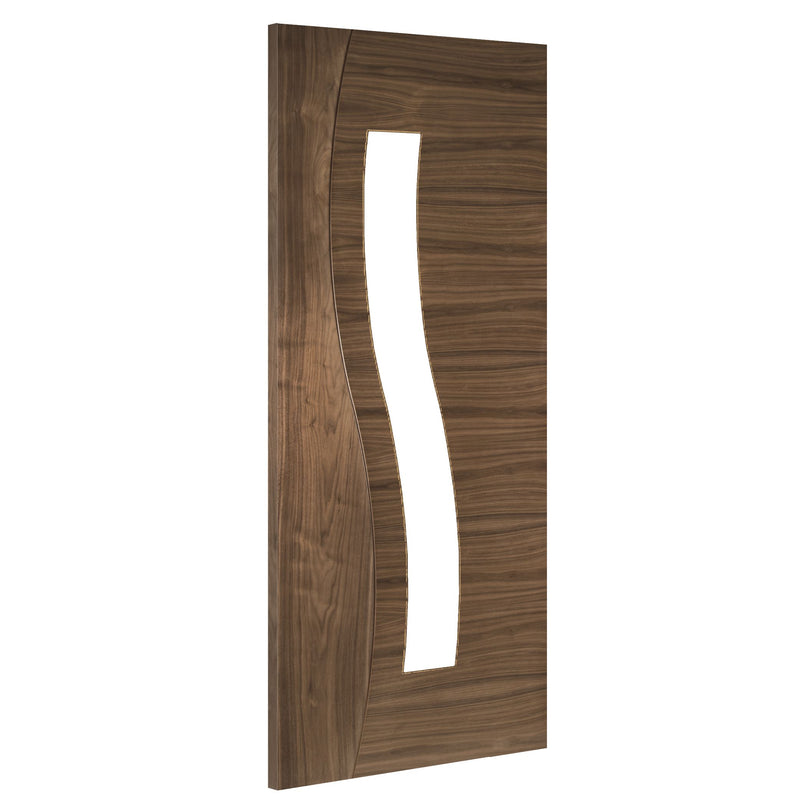 Cadiz Prefinished Walnut Glazed Internal Door Internal Door Deanta 