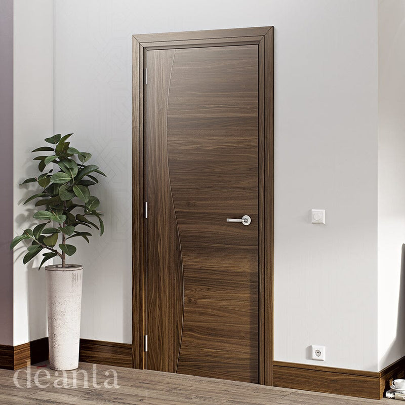 Cadiz Prefinished Walnut Internal Door Internal Door Deanta 