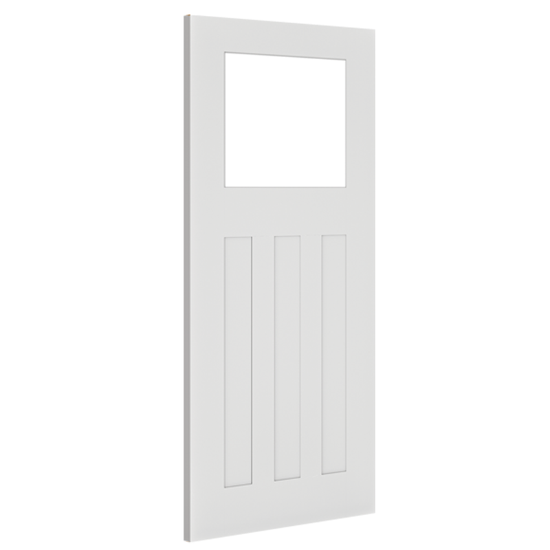 Cambridge White Primed Glazed Internal Door