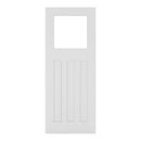 Cambridge White Primed Glazed Internal Door Internal Door Deanta 