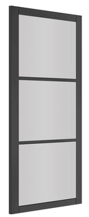 Camden Black Primed Glazed Internal Door Internal Door Deanta 