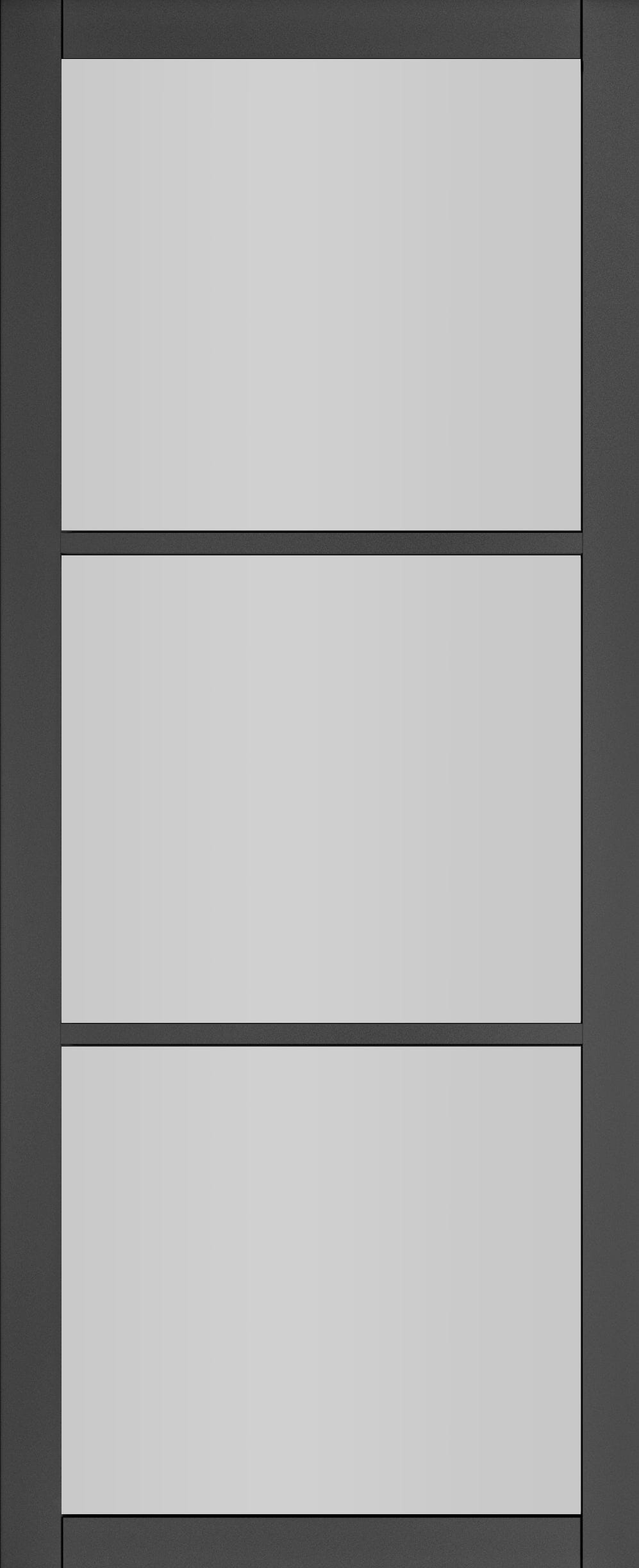 Camden Black Primed Glazed Internal Door Internal Door Deanta 