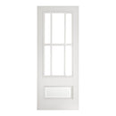 Canterbury White Primed Bevelled Glazed Internal Door Internal Door Deanta 