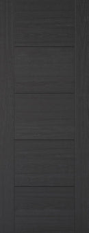 Charcoal Black Vancouver 5 Panel Pre-Finished Internal Fire Door FD30 Internal Fire Door LPD Doors 