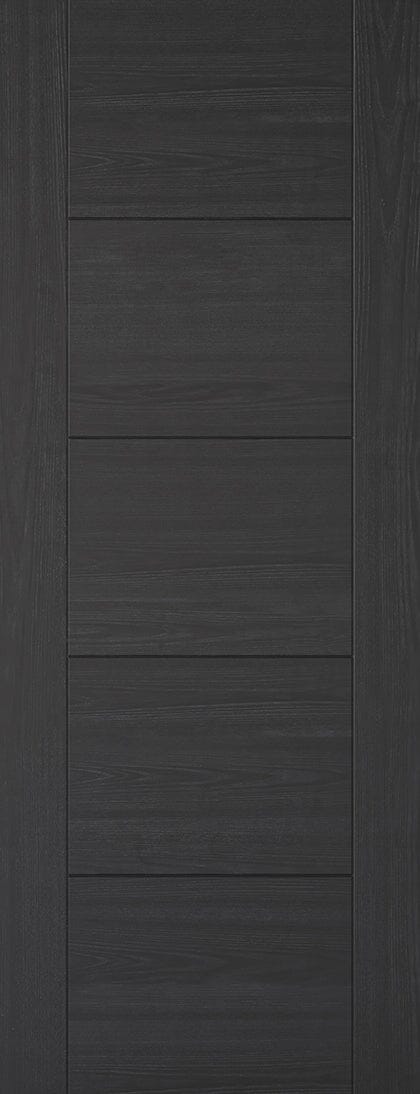 Charcoal Black Vancouver 5 Panel Pre-Finished Internal Fire Door FD30 Internal Fire Door LPD Doors 