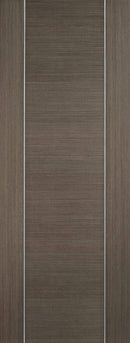 Chocolate Grey Alcaraz Pre-Finished Internal Fire Door FD30 Internal Fire Door LPD Doors 