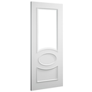 Clarendon White Primed Bevelled Glaze FSC Internal Door Internal Door Deanta 