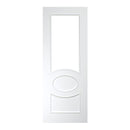 Clarendon White Primed Bevelled Glaze FSC Internal Door Internal Door Deanta 