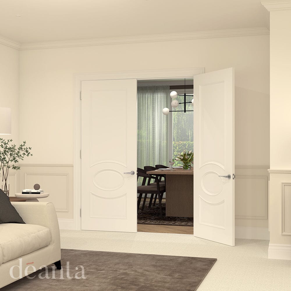 Clarendon White Primed FSC Internal Door Internal Door Deanta 