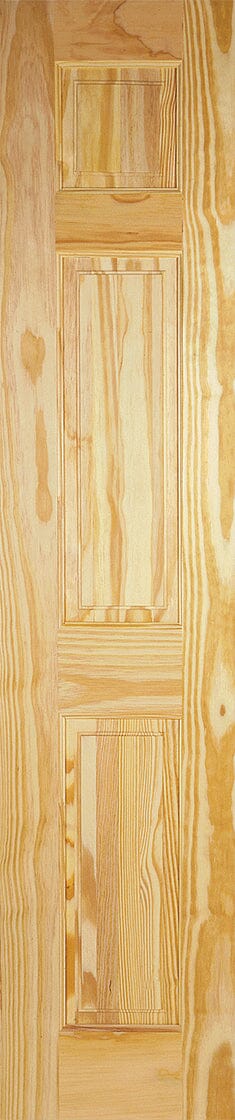 Clear Pine 3 Panel Unfinished Internal Door Internal Door LPD Doors 