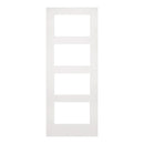 Coventry White Primed Glazed FD30 Internal Fire Door Internal Door Deanta 