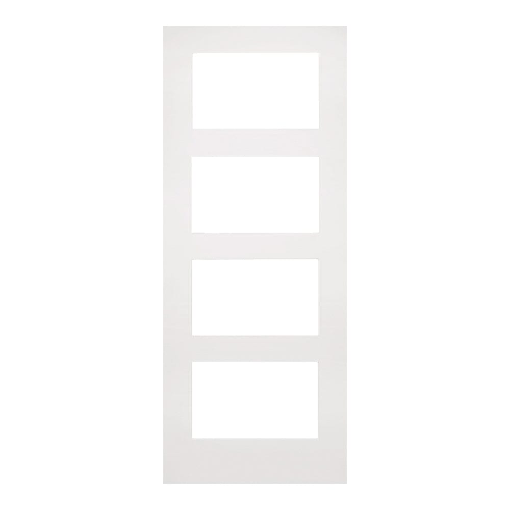 Coventry White Primed Glazed FD30 Internal Fire Door Internal Door Deanta 