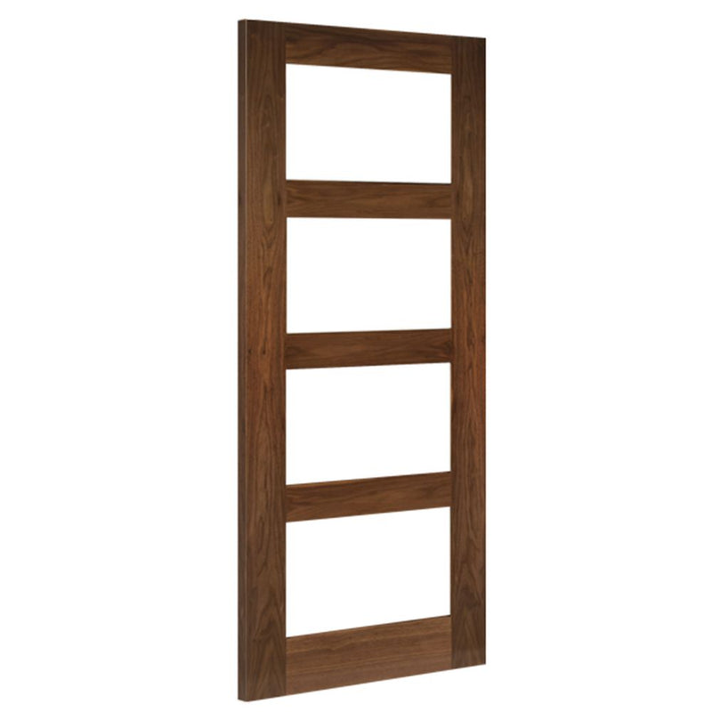 Coventry Prefinished Walnut Glazed FD30 FSC Internal Fire Door Internal Door Deanta 
