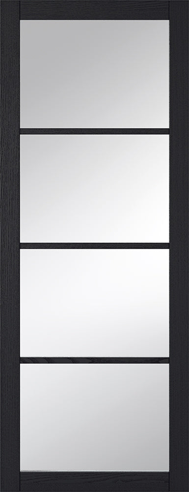 Dark Charcoal Soho 4 Light Pre-Finished Internal Door Internal Door LPD Doors 