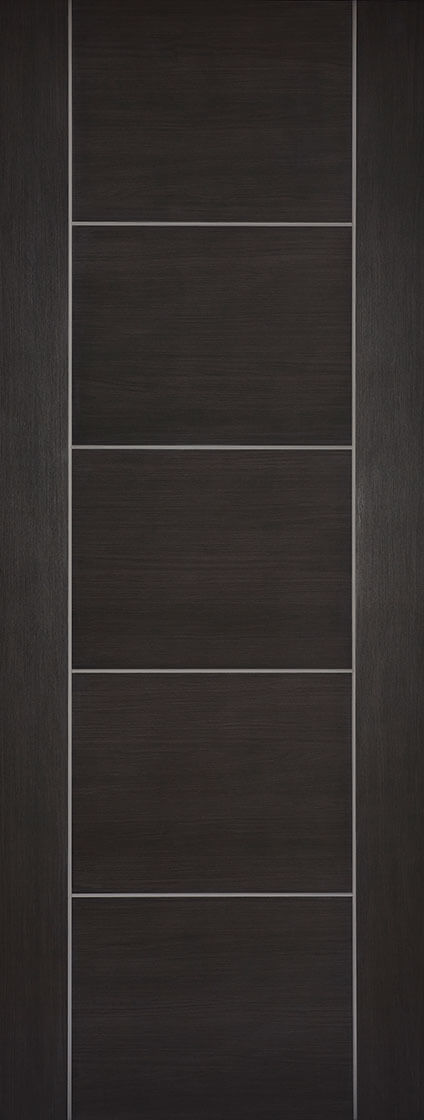 Dark Grey Laminated Vancouver Pre-Finished Internal Fire Door FD30