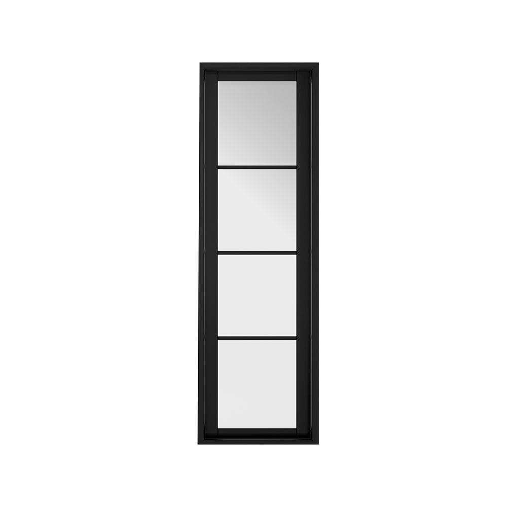 Soho W8 Demi Panel Black Primed Primed Internal Door Internal Door LPD Doors 