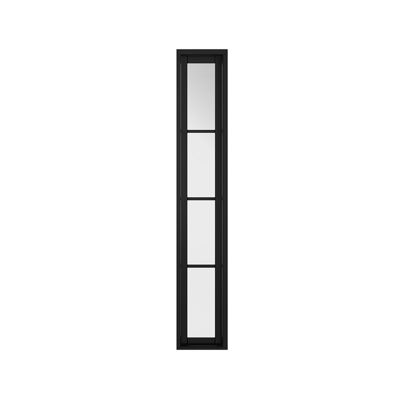 Soho W6 Demi Panel Black Primed Primed Internal Door