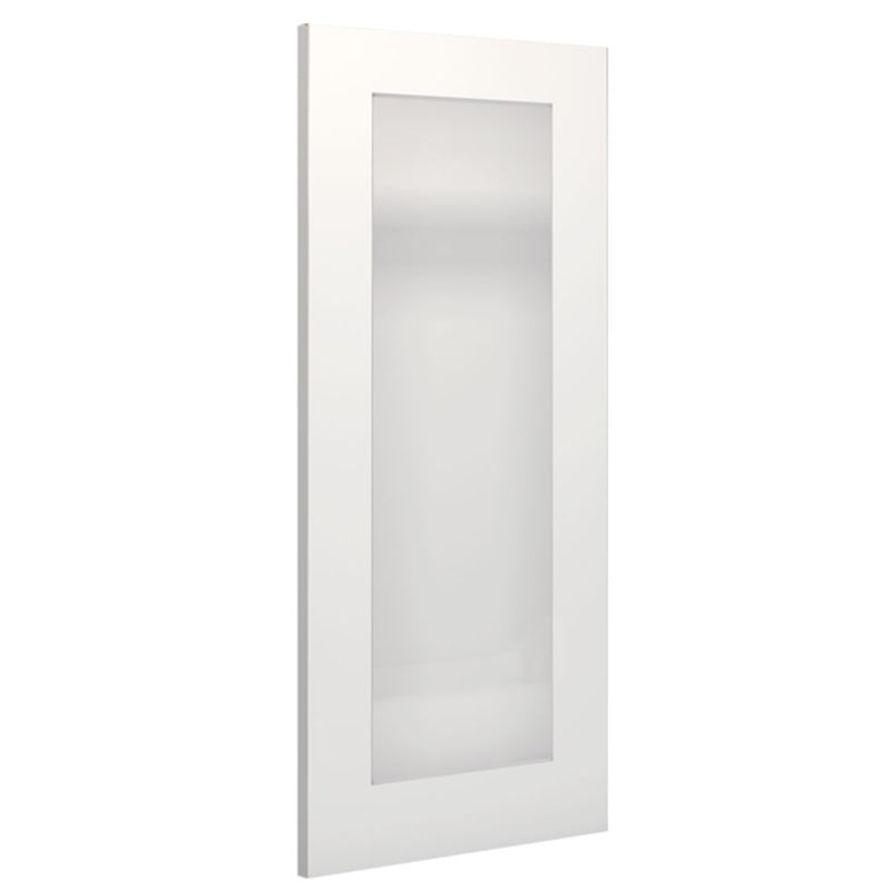 Denver White Primed Frosted Glazed Internal Door Internal Door Deanta 