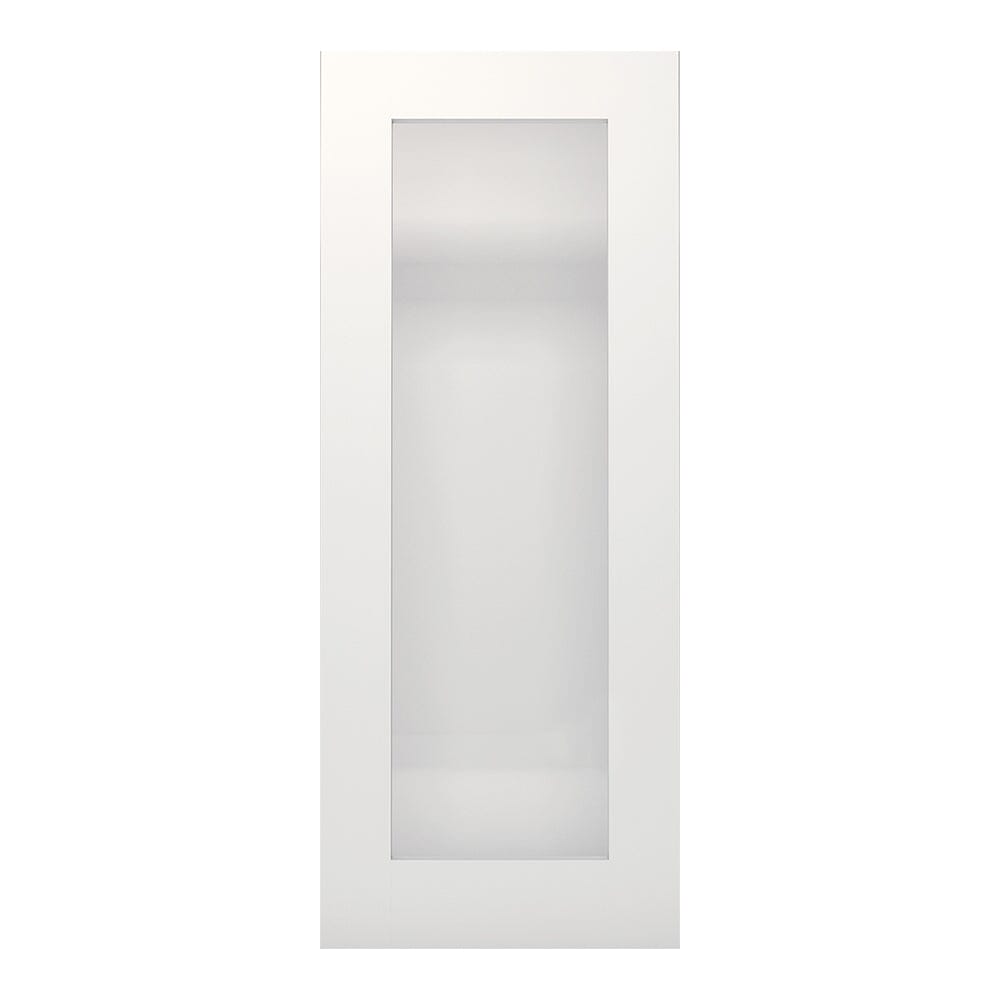 Denver White Primed Frosted Glazed Internal Door Internal Door Deanta 