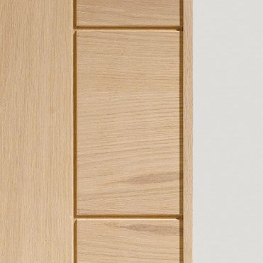 Palermo Original Pre-Finished Oak 1 Light Internal Door with Clear Glass