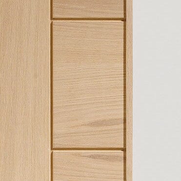 Palermo Original Pre-Finished Oak 1 Light Internal Door with Clear Glass Internal Door XL Joinery 