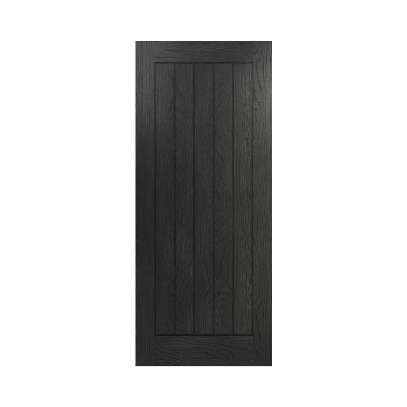 Ely Brushed Black Oak FD30 FSC Internal Fire Door