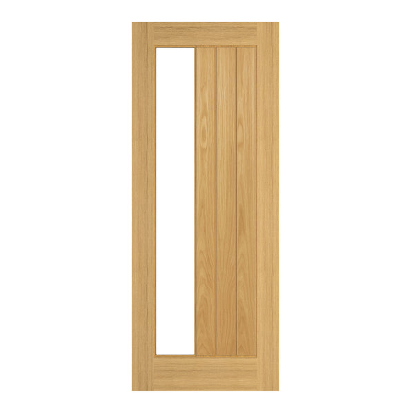 Ely Prefinished Oak Glazed 1SL FSC Internal Door