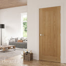 Ely Prefinished Oak FD30 FSC Internal Fire Door FD30 Internal Door Deanta 