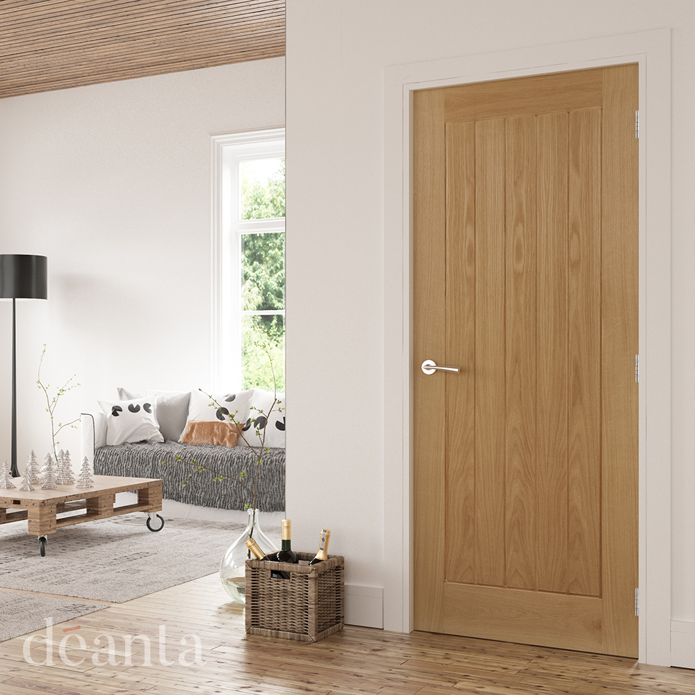 Ely Unfinished Oak Internal Door