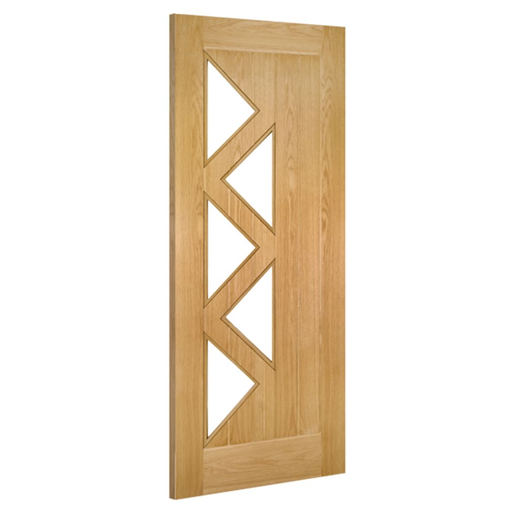 Ely Prefinished Oak Glazed (5L) Internal Door Internal Door Deanta 