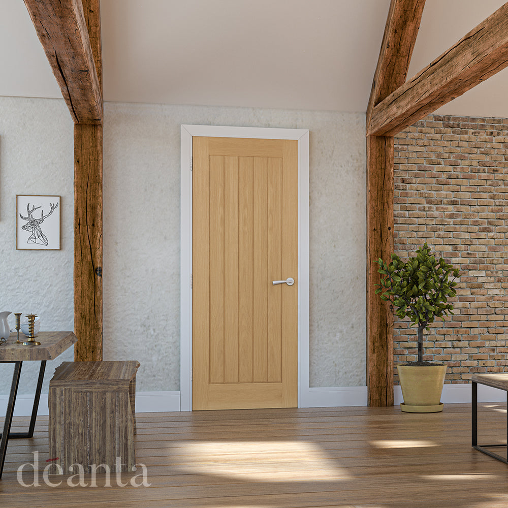 Ely Unfinished Oak Internal Door